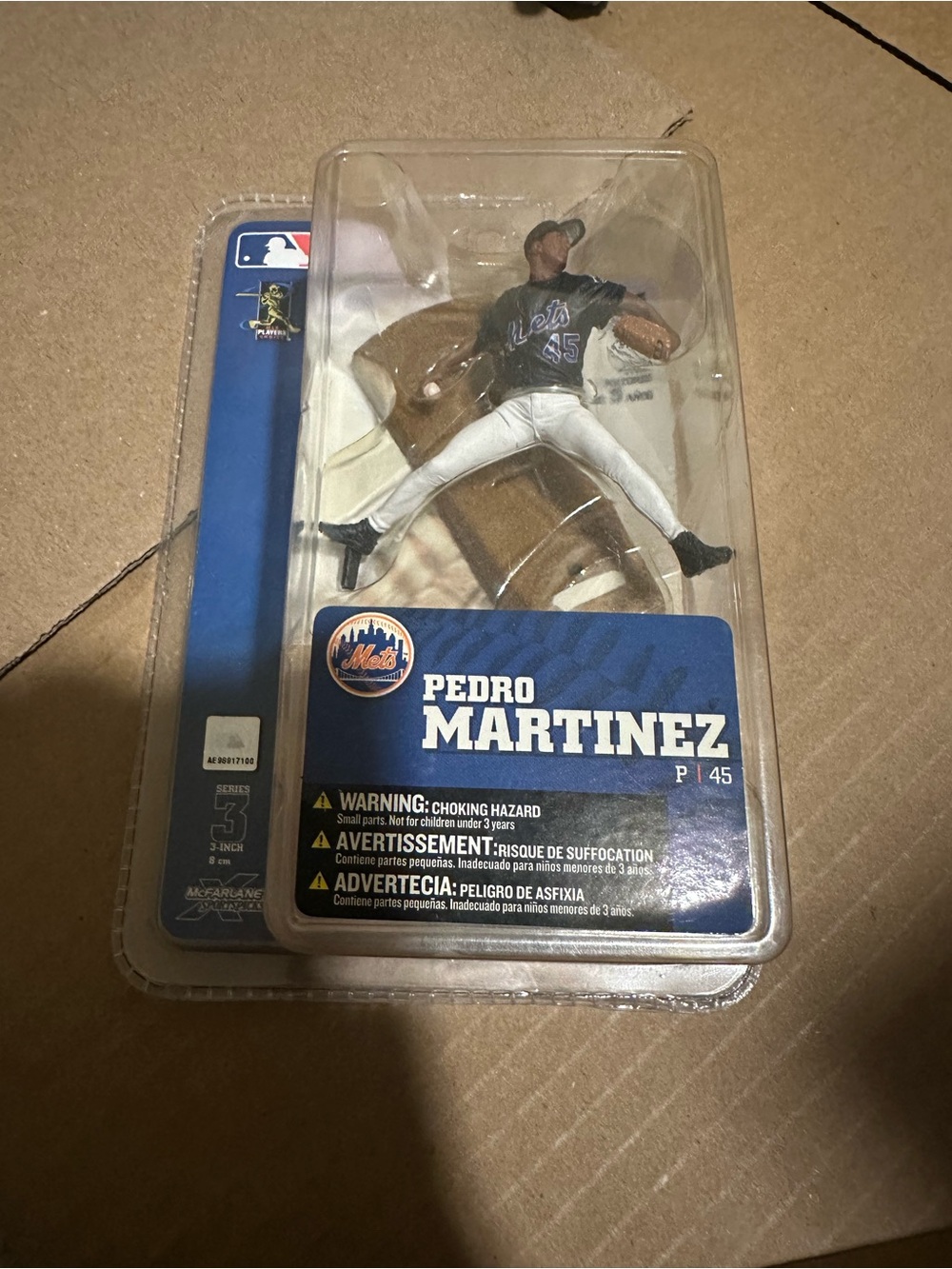 McFarlane Pedro Martinez vintage McFarlane Mets figure 3 inch